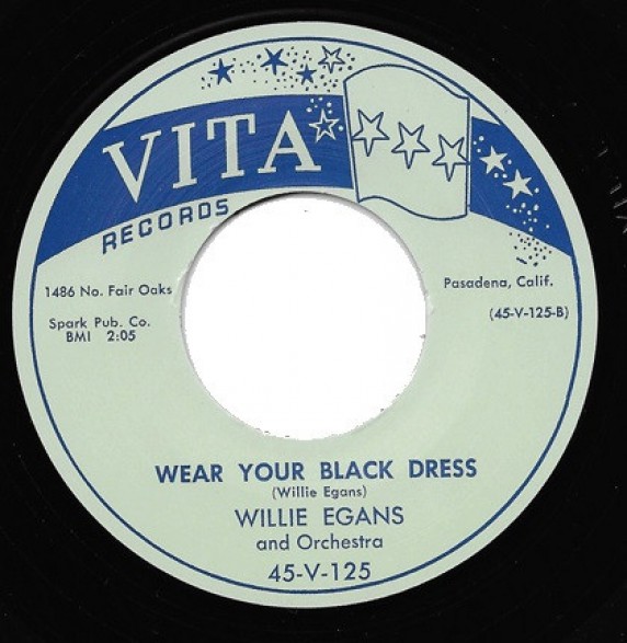 Egans ,Willy- I Can't Understand It / Wear Your Black Dress